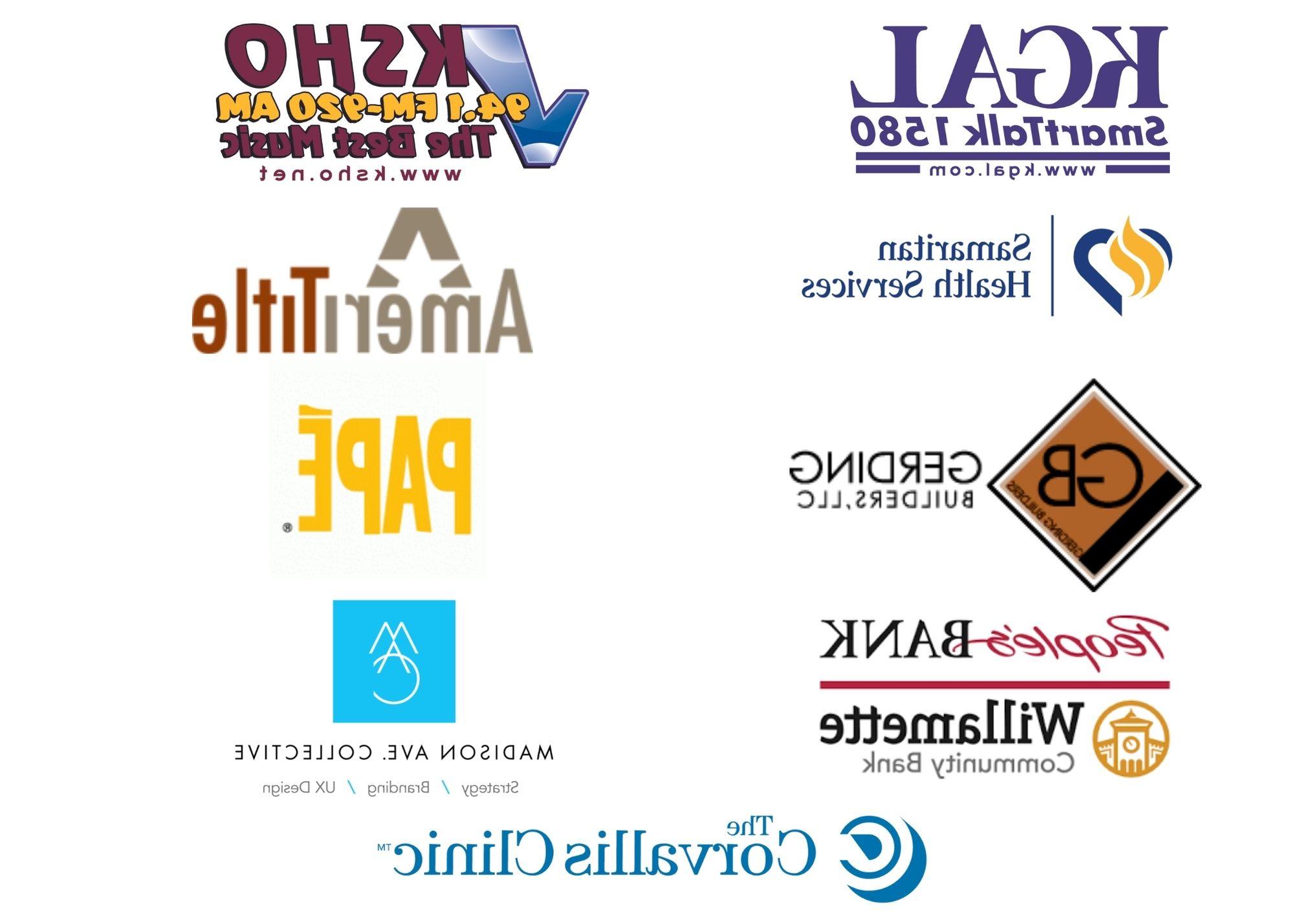 collage of sponsor logos